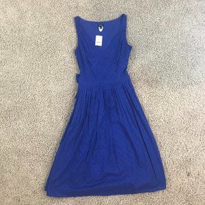 J Crew Blue Sleeveless Cotton Dress - Size 00